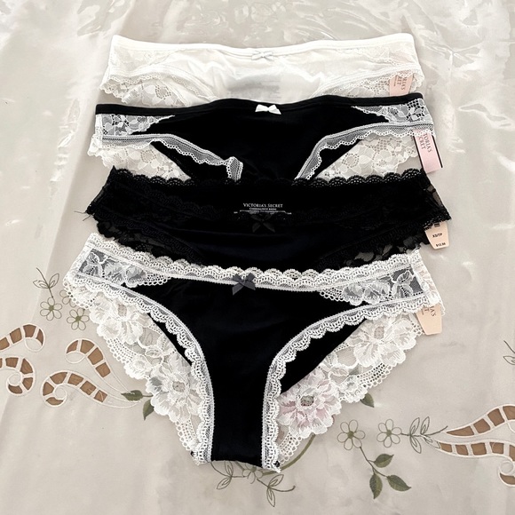 Victoria's Secret Other - 4 XS VS cheekini lace panties